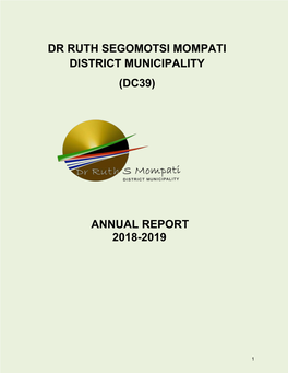 Dr Ruth Segomotsi Mompati District Municipality (Dc39)
