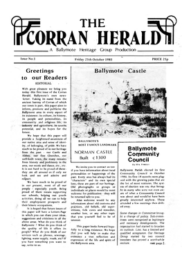CORRAN HERALD a Ballymote Heritage Group Production