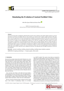 Simulating the Evolution of Ancient Fortified Cities
