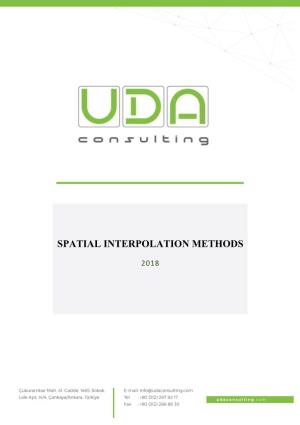 Spatial Interpolation Methods