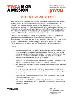 Child Sexual Abuse Facts