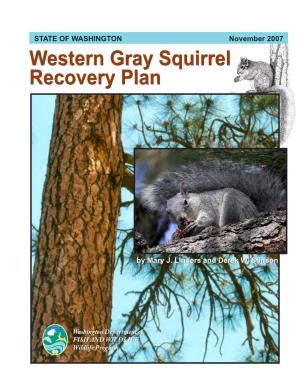 Western Gray Squirrel Recovery Plan