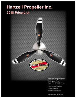 Hartzell Propeller Inc. One Propeller Place