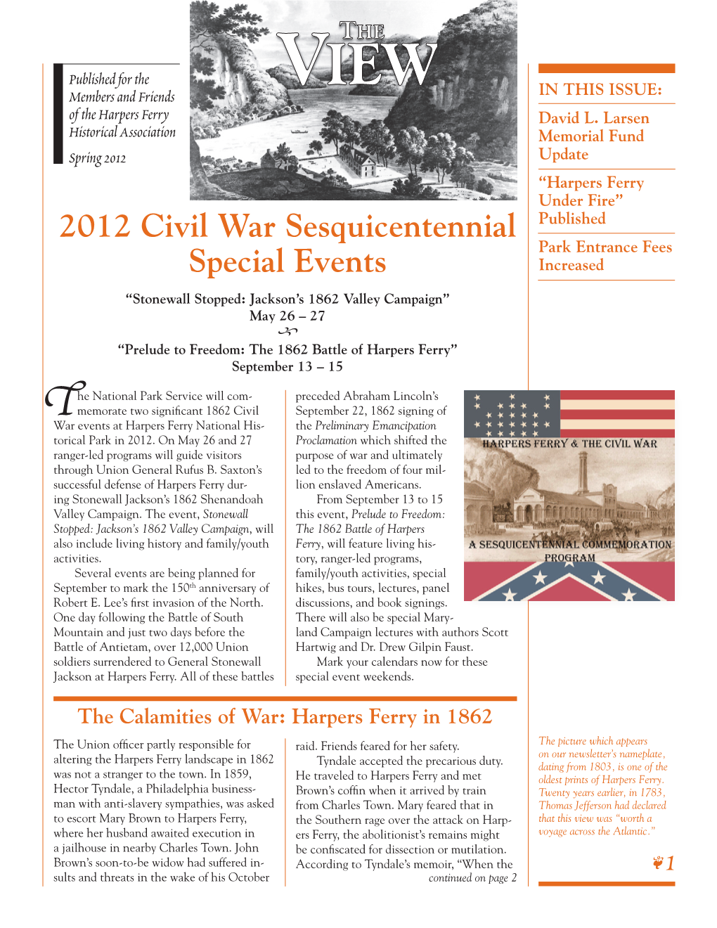 2012 Civil War Sesquicentennial Special Events