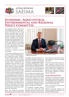 Economic, Agricultural, Environmental and Regional Policy
