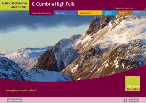 8. Cumbria High Fells Area Profile: Supporting Documents