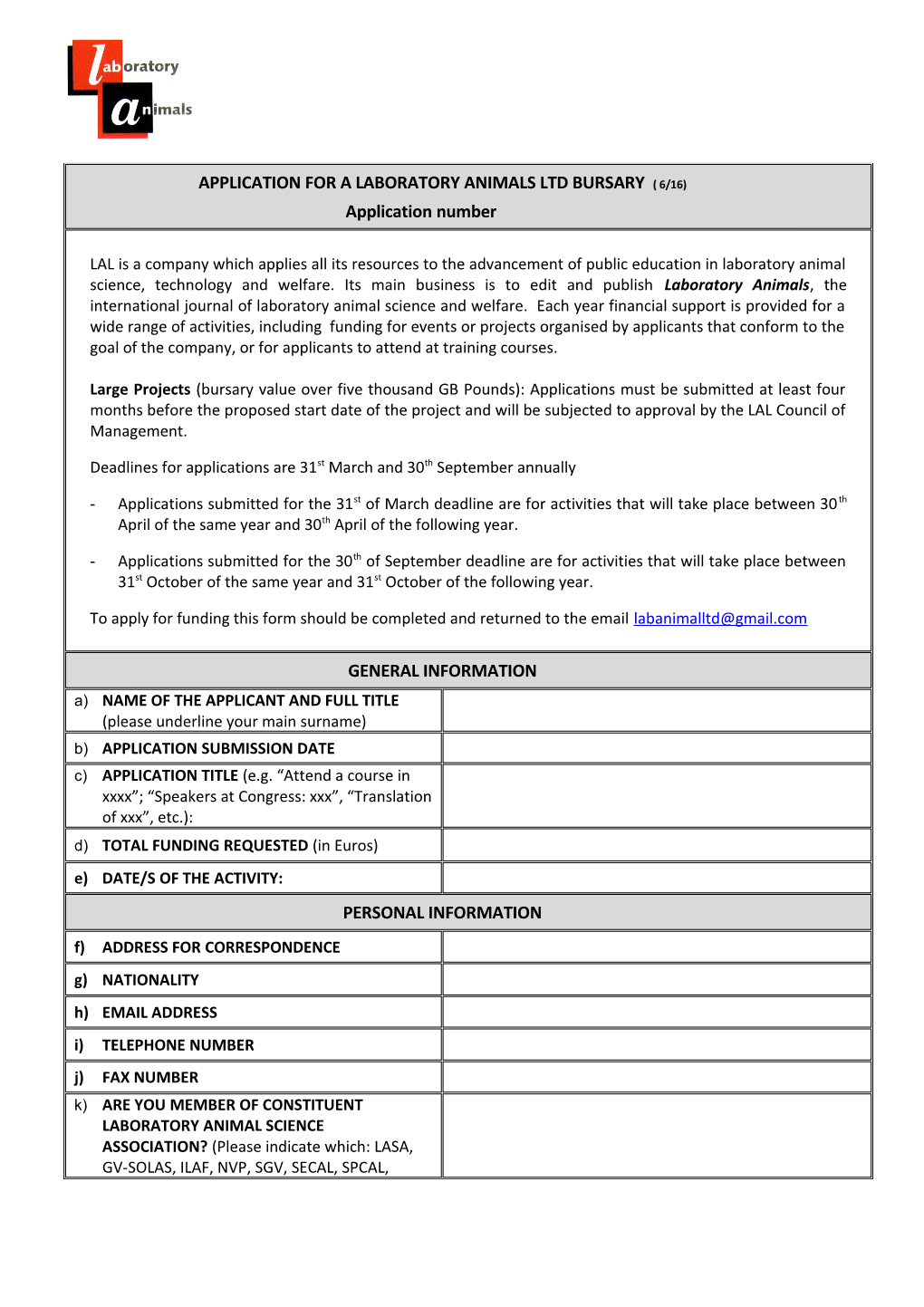 Preinscripción Cursos De Investigación Animal