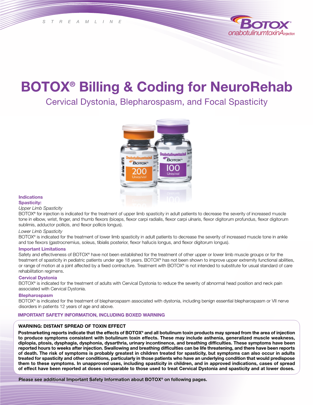 BOTOX® Billing & Coding for Neurorehab