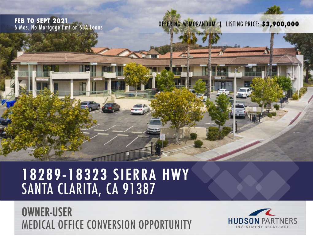 18289-18323 Sierra Hwy Santa Clarita, Ca 91387