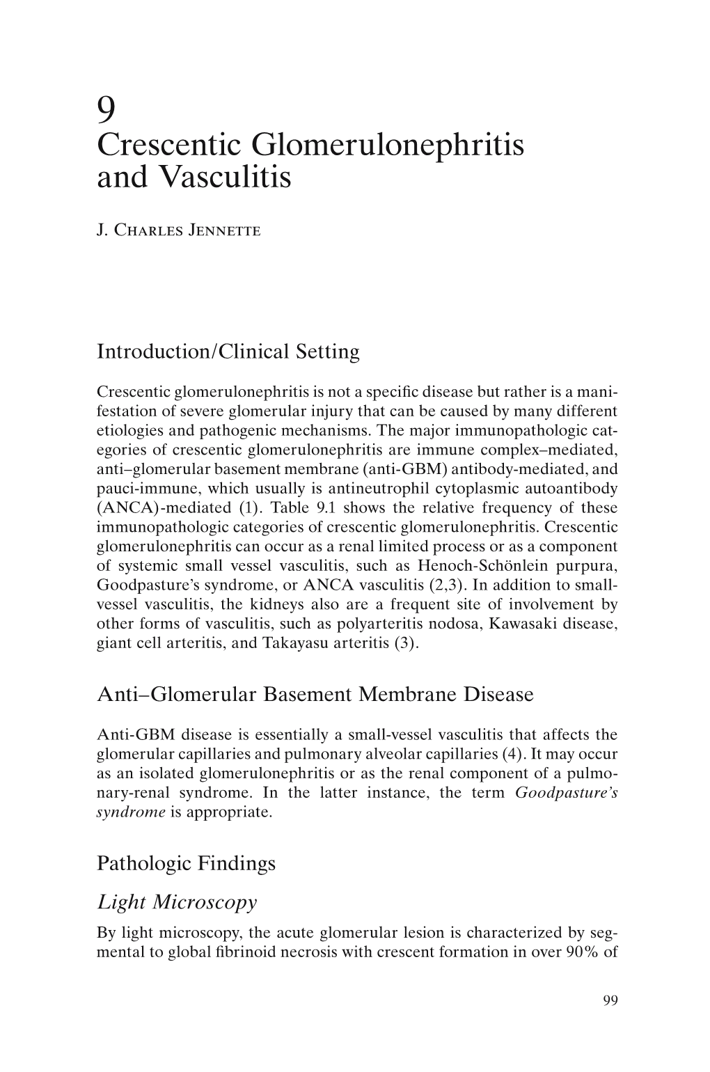 Crescentic Glomerulonephritis and Vasculitis