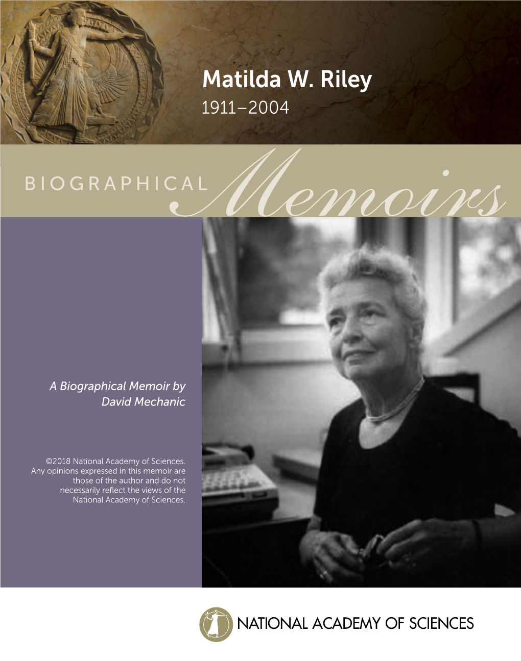 Matilda W. Riley 1911–2004