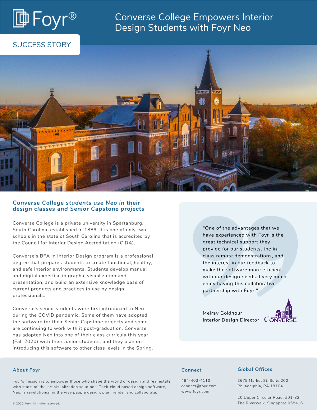 Converse College Success Story