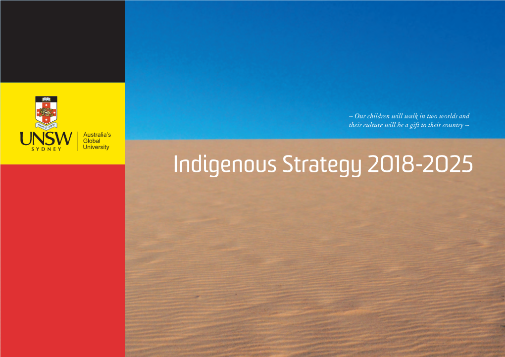 Indigenous Strategy 2018-2025 CONTENTS