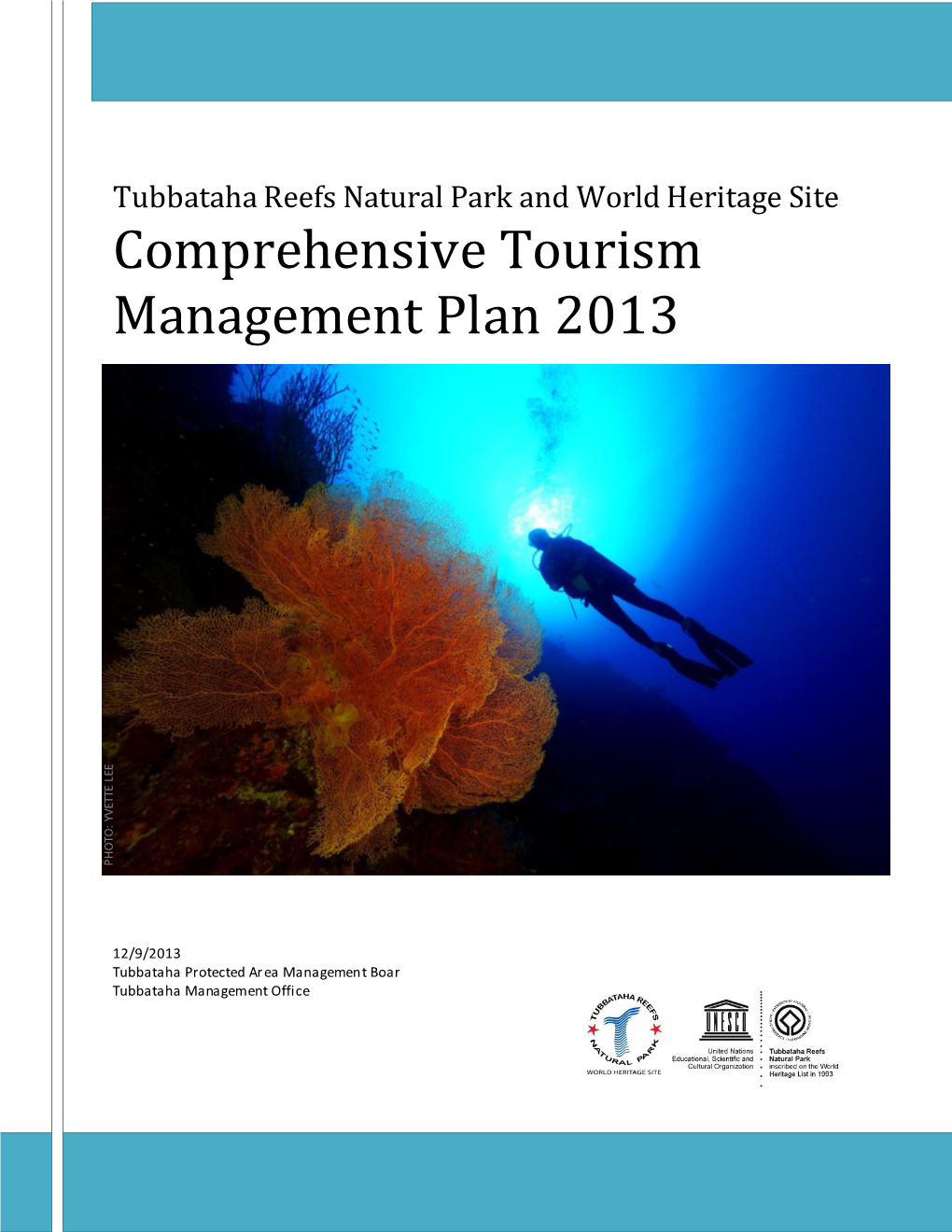 TRNP Comprehensive Tourism Management Plan 1| Page