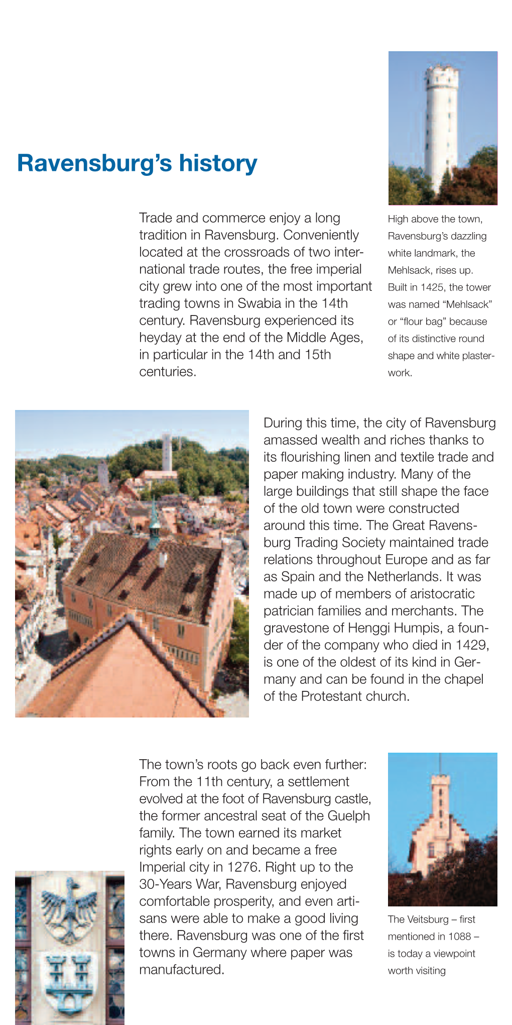 Ravensburg's History