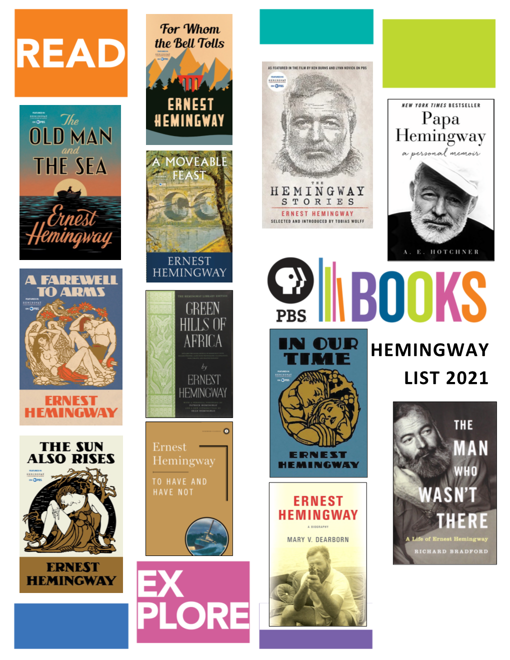 Hemingway List 2021