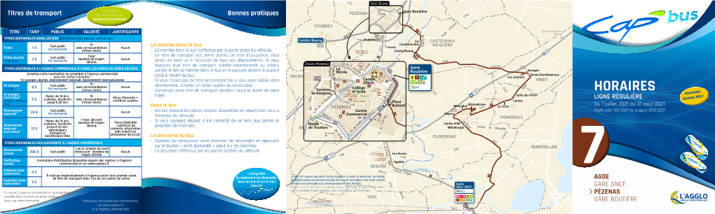 HORAIRES 10 Voyages Collège J