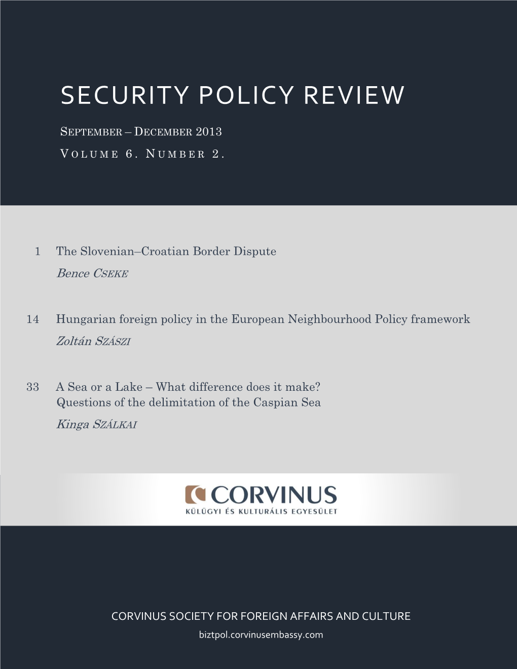 Security Policy Review