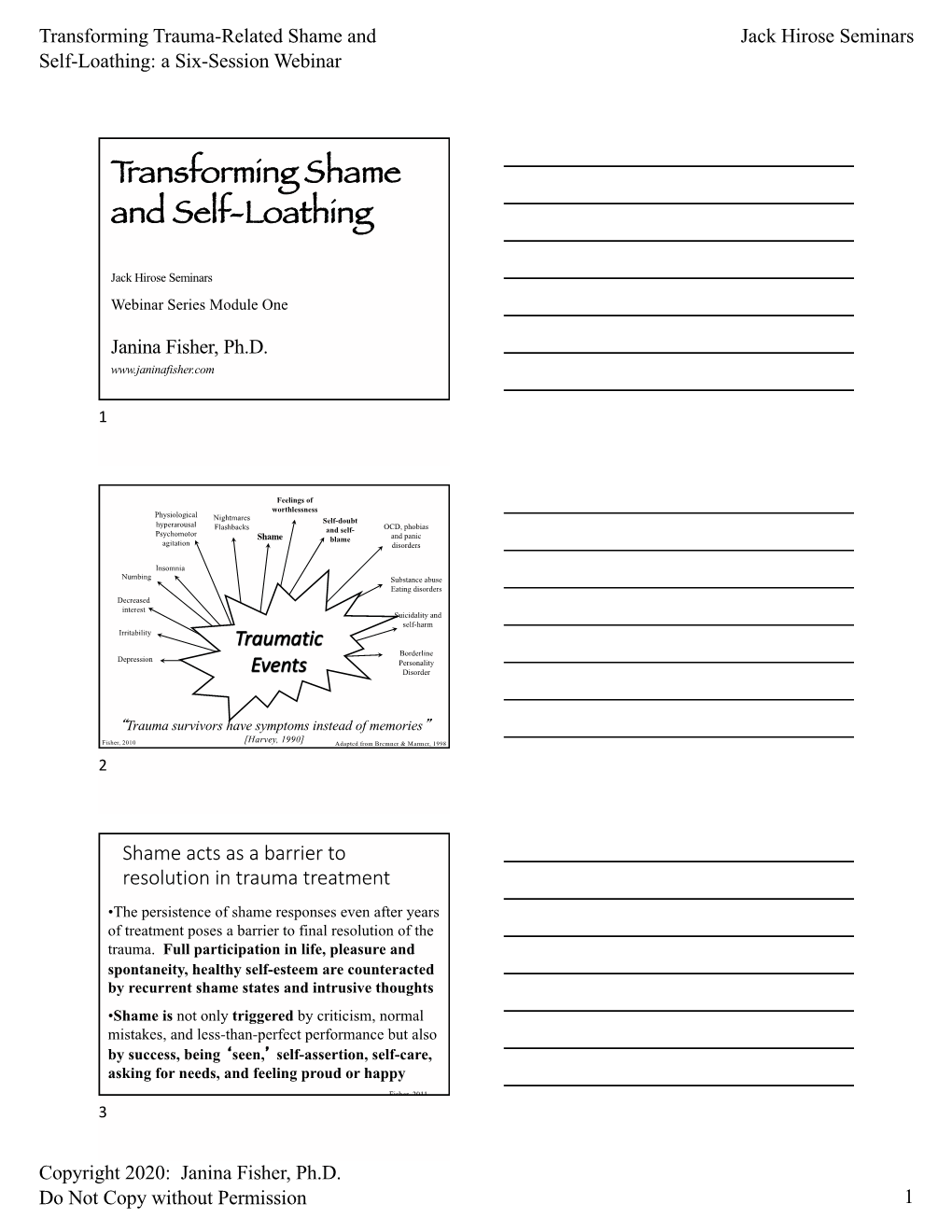 Shame Webinar Jack Hirose 2020 Handout