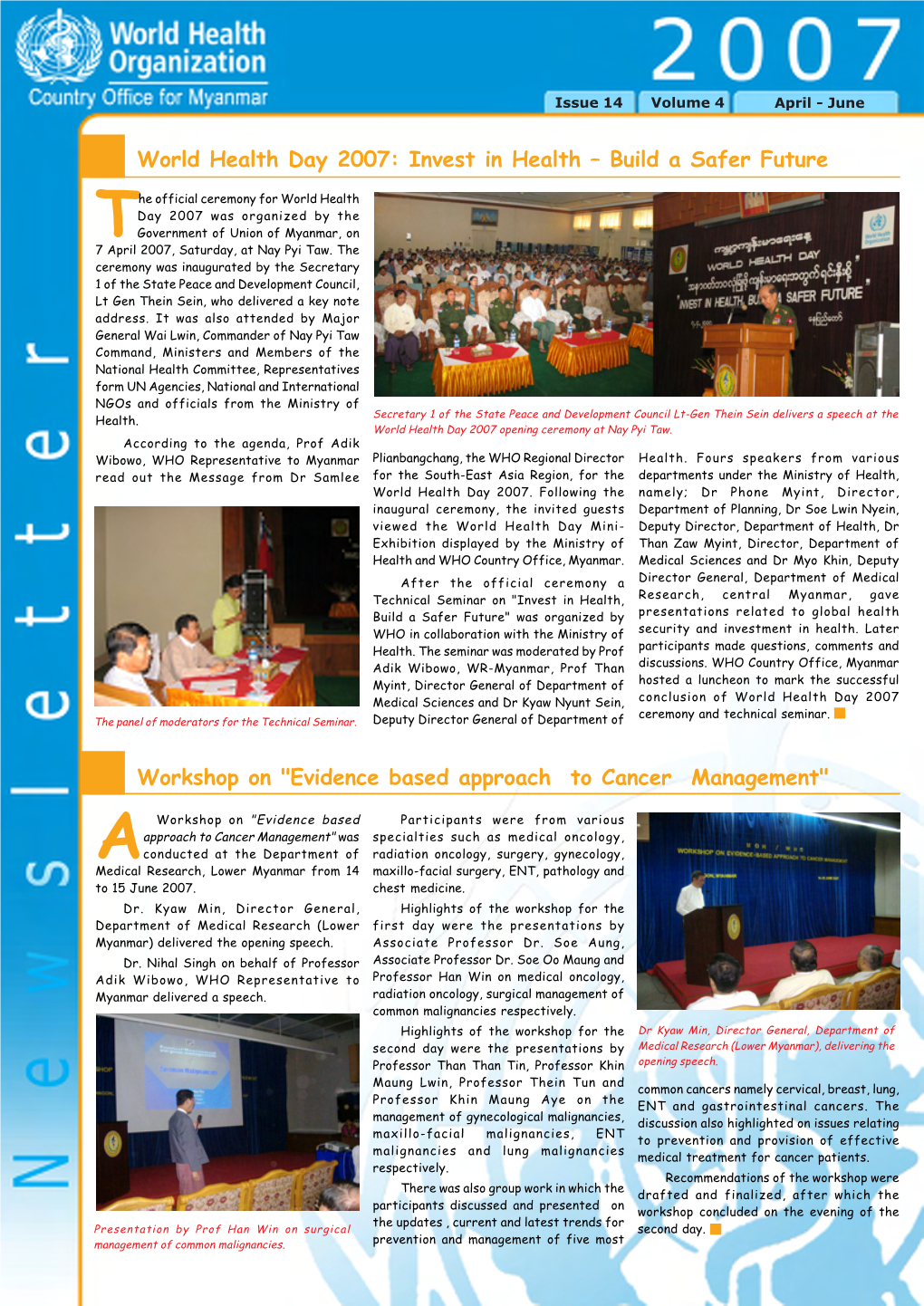 Newsletter Iss 14 Vol 4