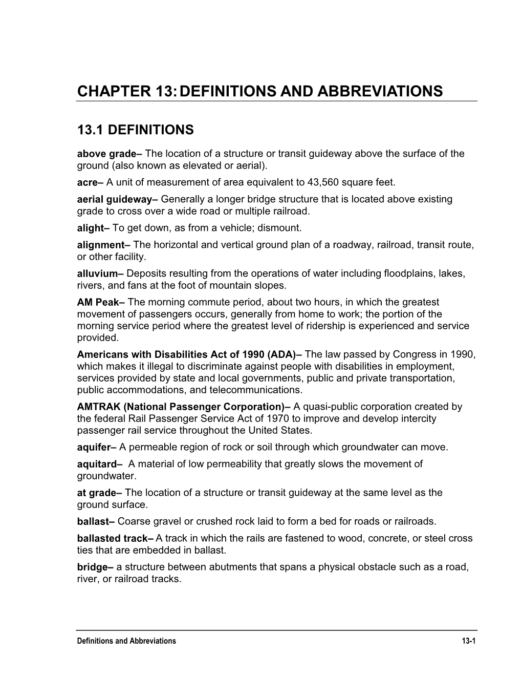 Definitions and Abbreviations