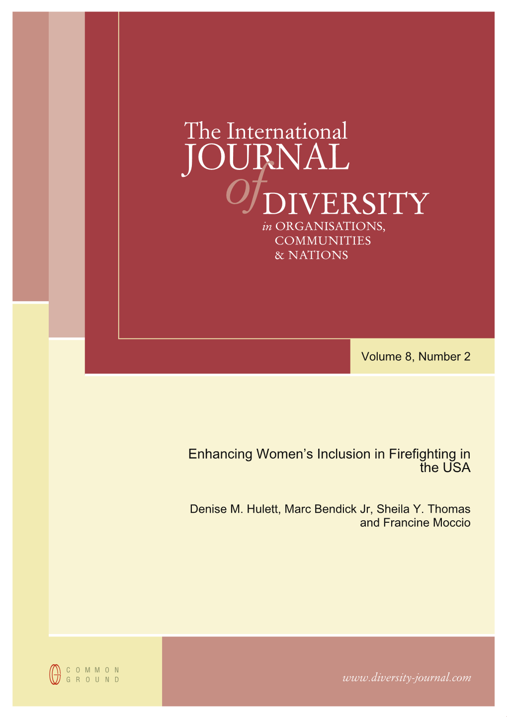 Female Firefighters in Internat Journal of Diversity.Pdf
