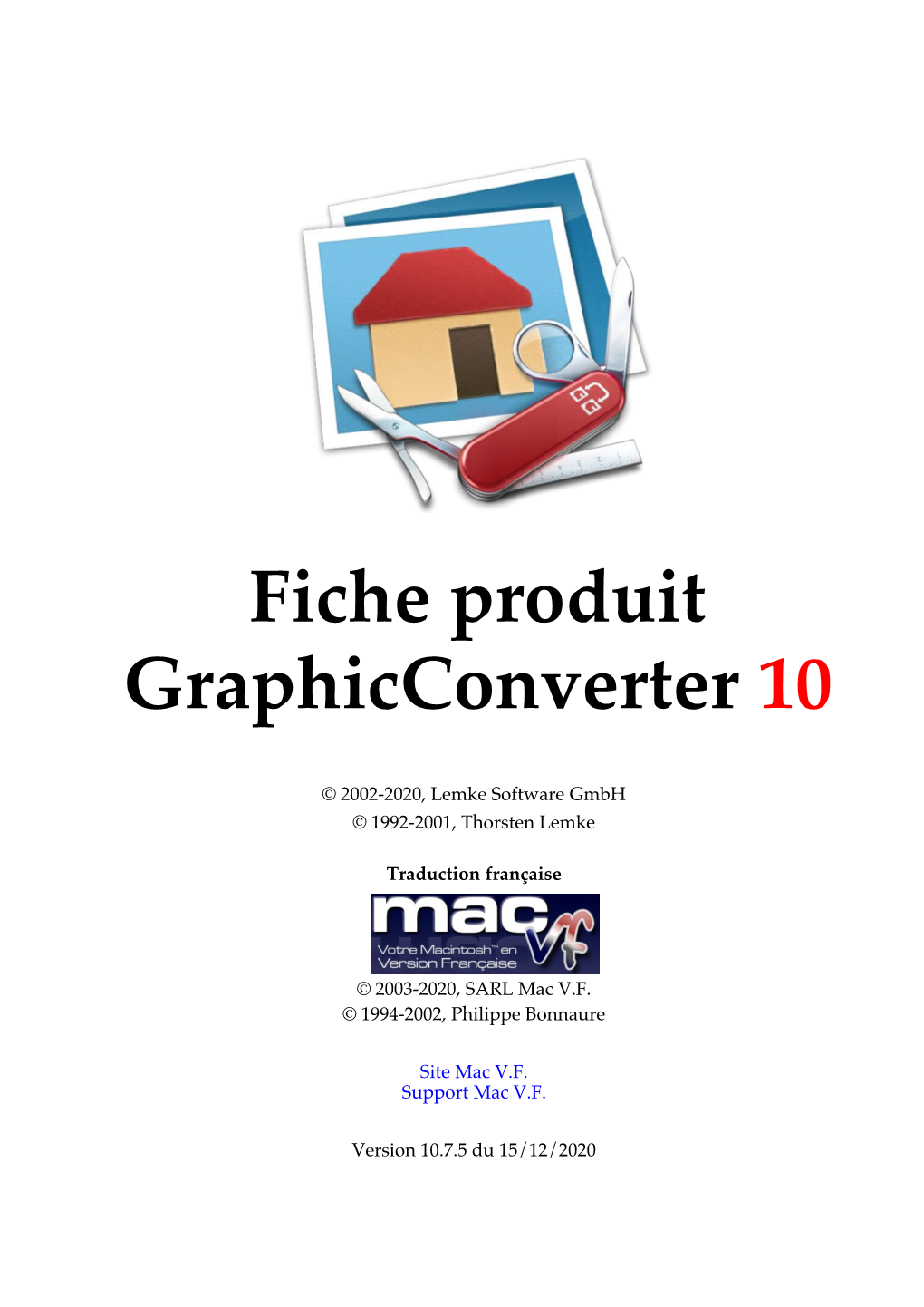 Fiche Produit Graphicconverter 10