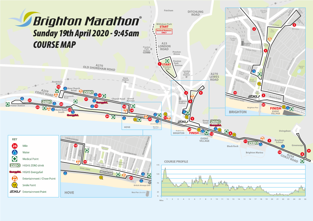 Marathon Course Map 2020