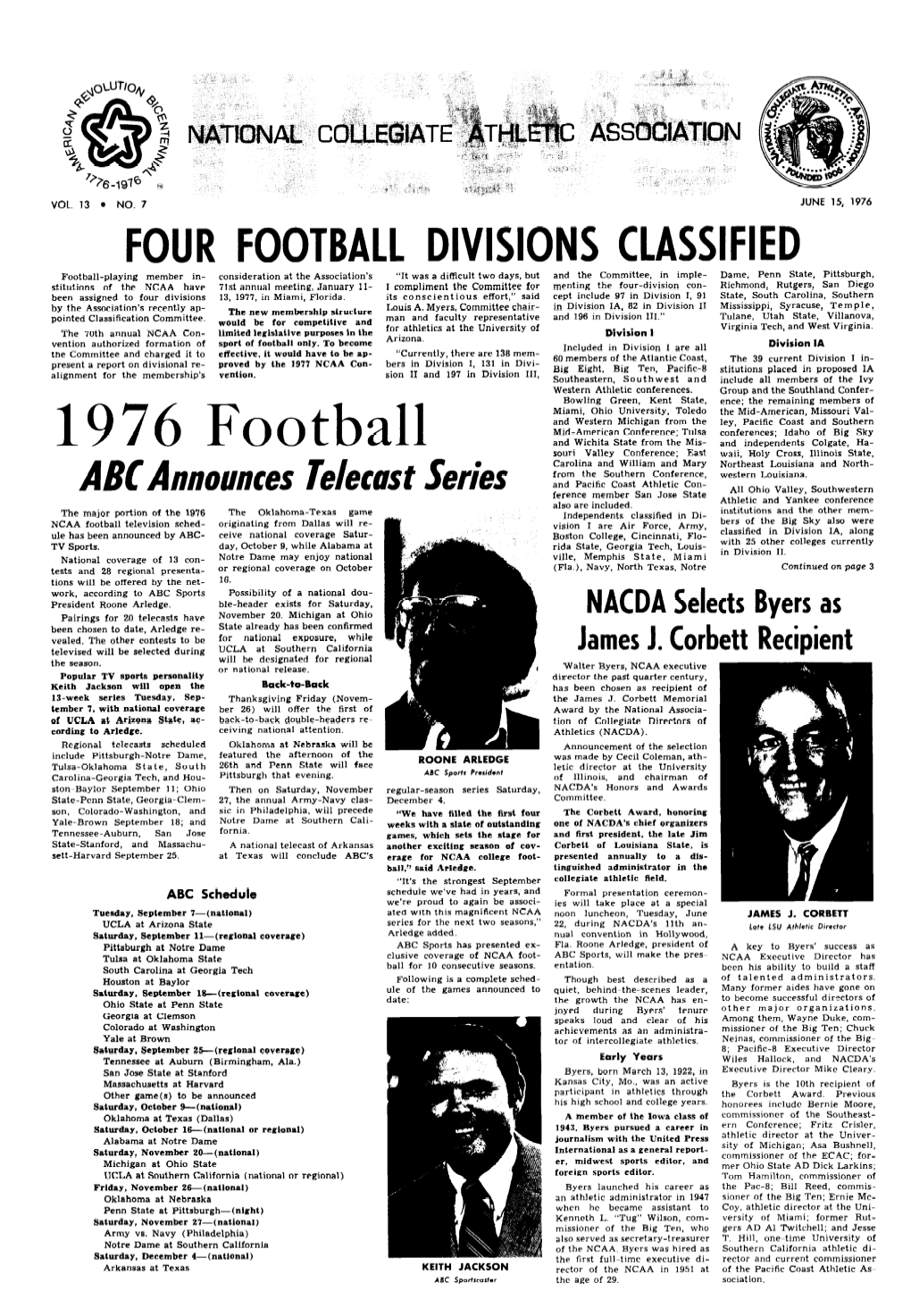 Four Football Divisions Classified