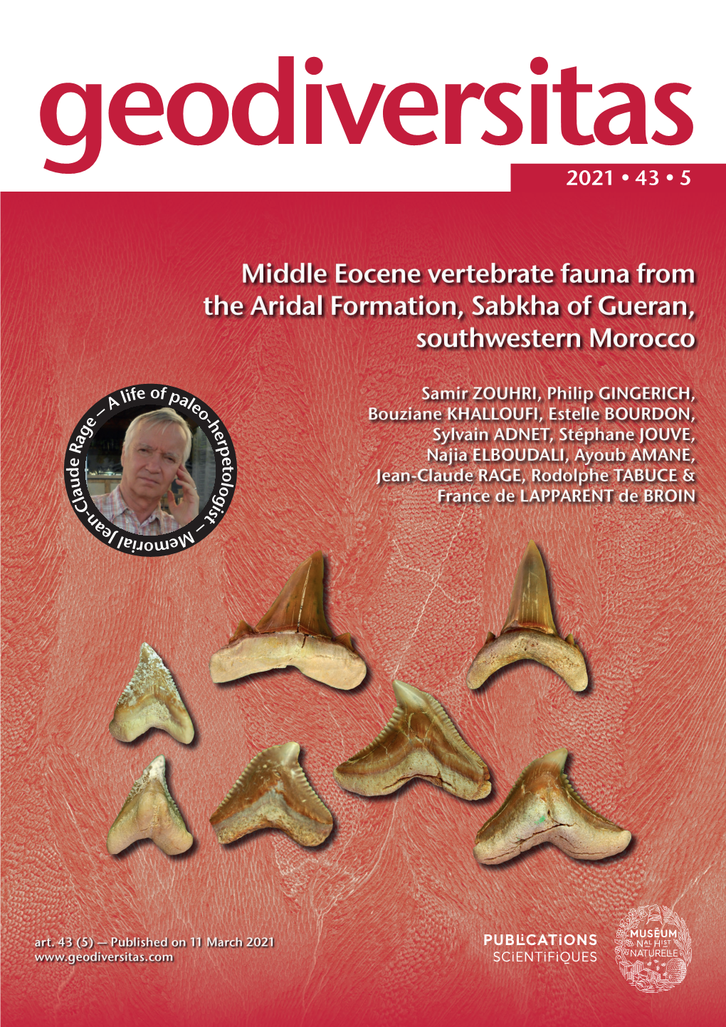 Middle Eocene Vertebrate Fauna from the Aridal Formation, Sabkha of Gueran, Southwestern Morocco