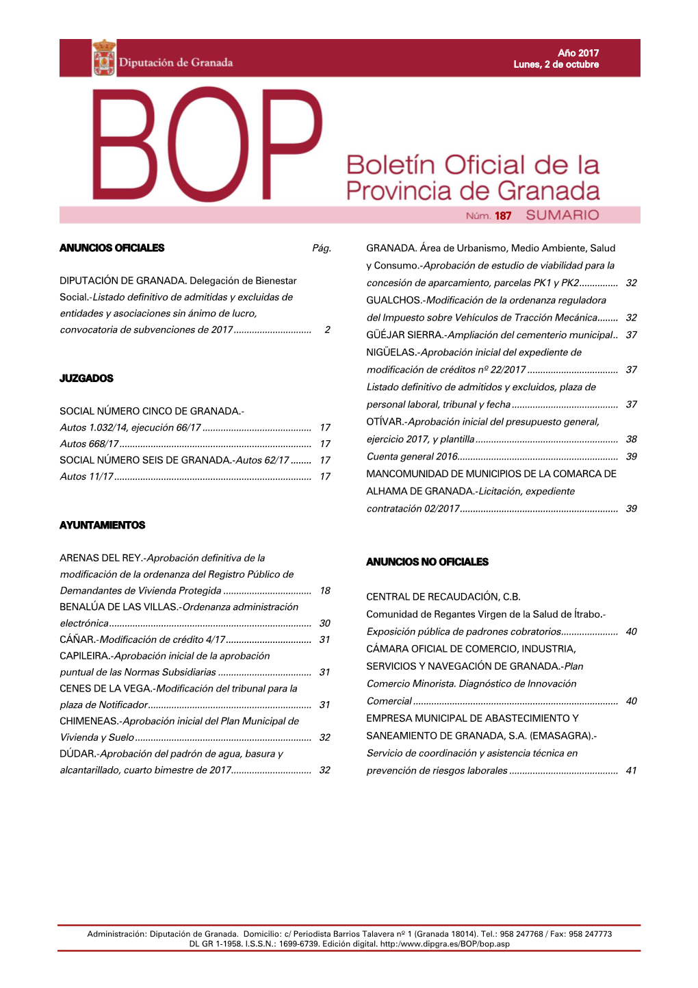 BOP 187, Lunes 2 Octubre.17.Qxd