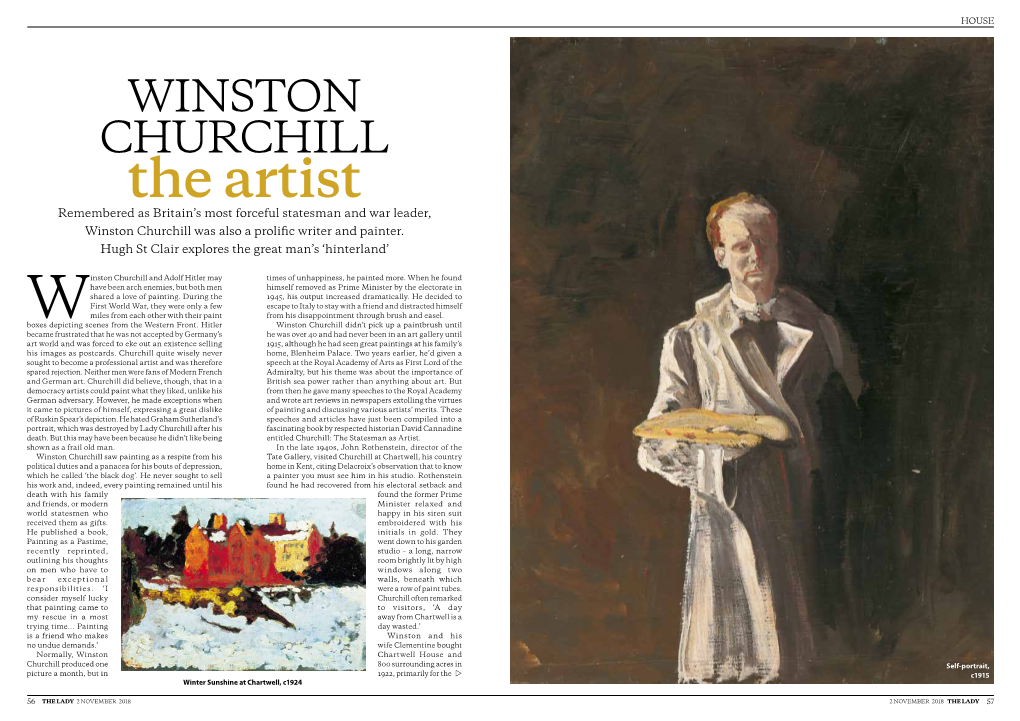 Churchill the Artist by Hugh St Clair.Pdf