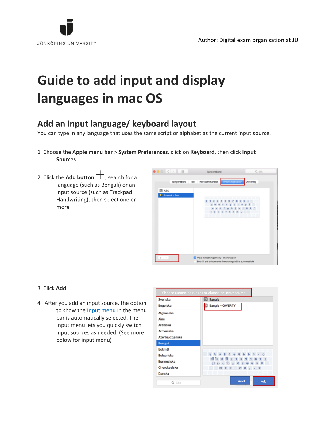 Guide to Add Input and Display Languages in Mac OS