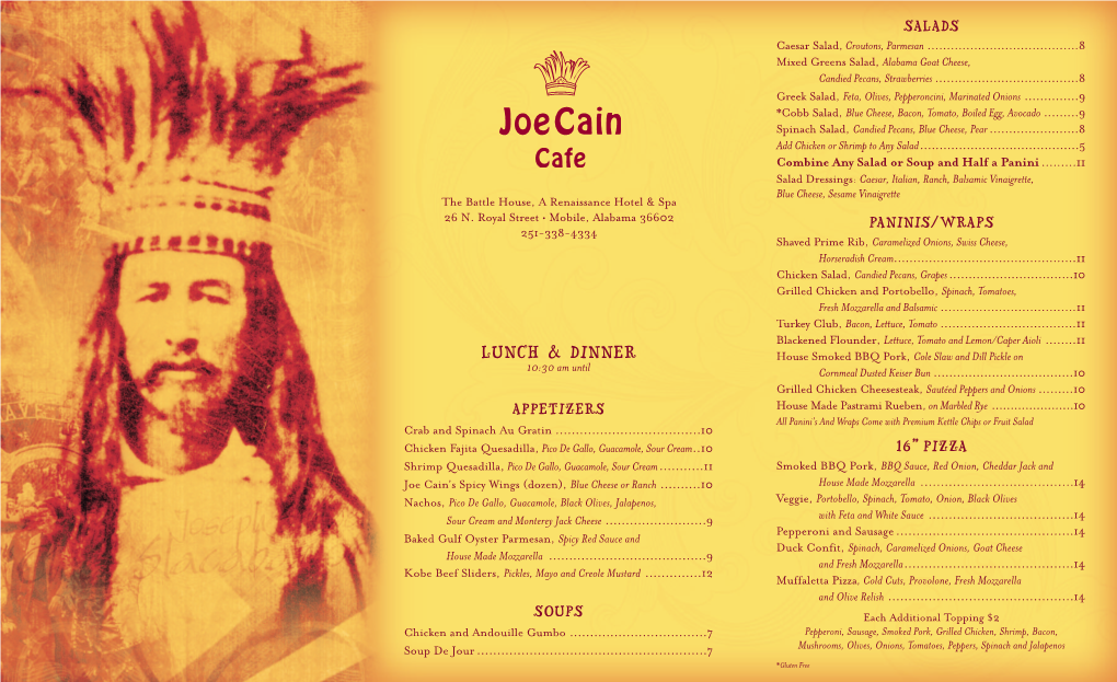 Joe Cain Cafe