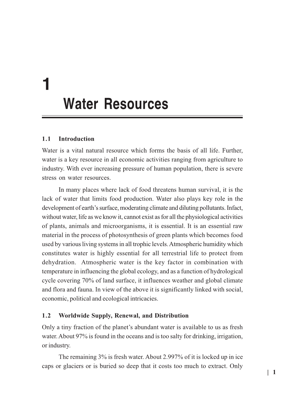 Water Resources