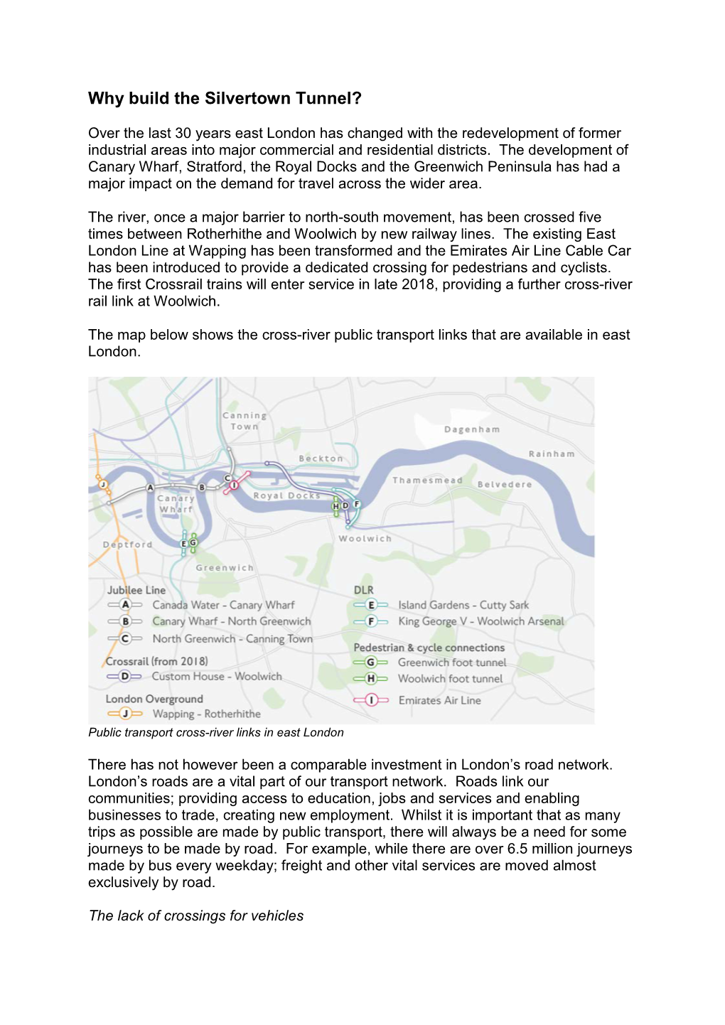 Why Build the Silvertown Tunnel?