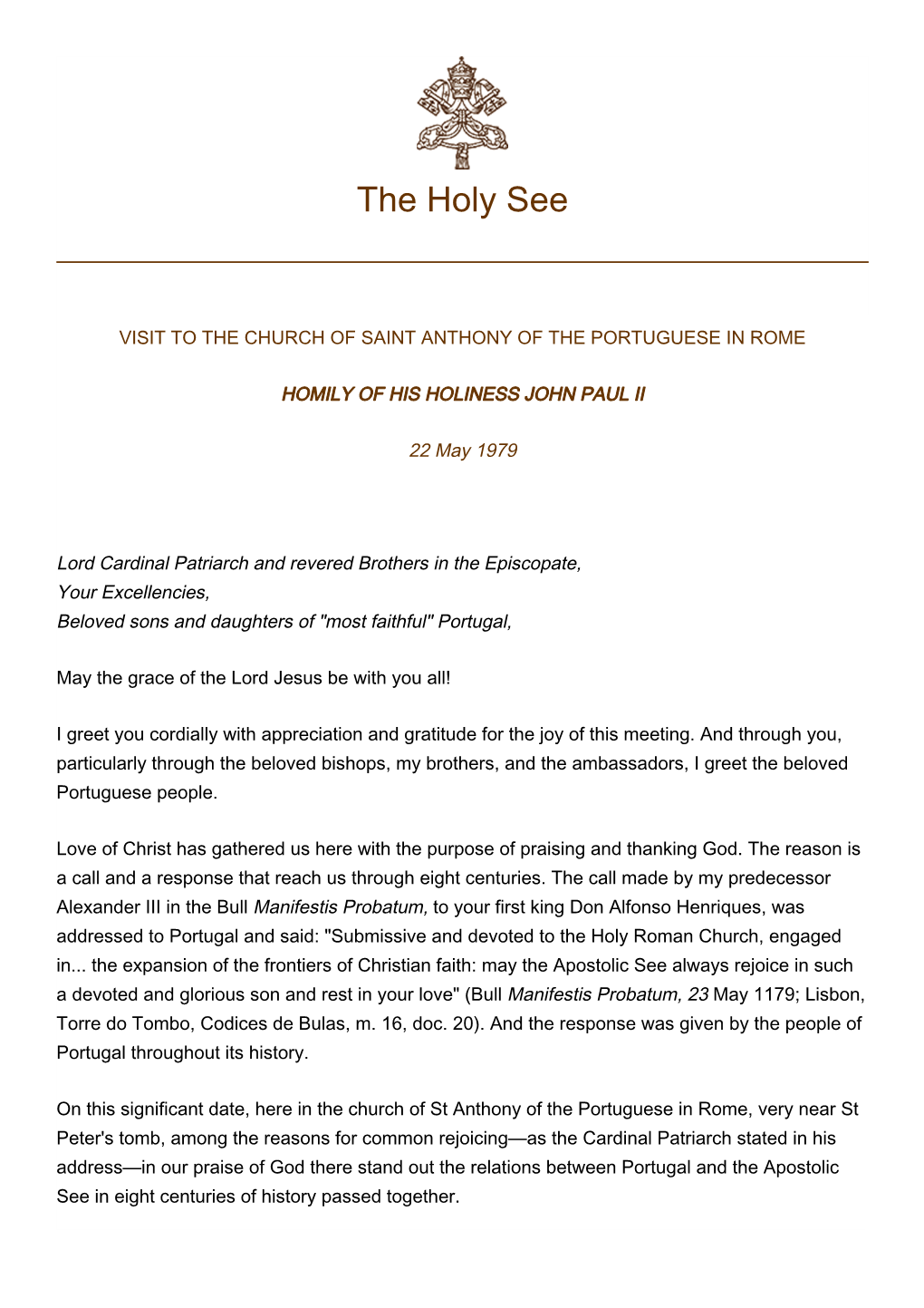 The Holy See