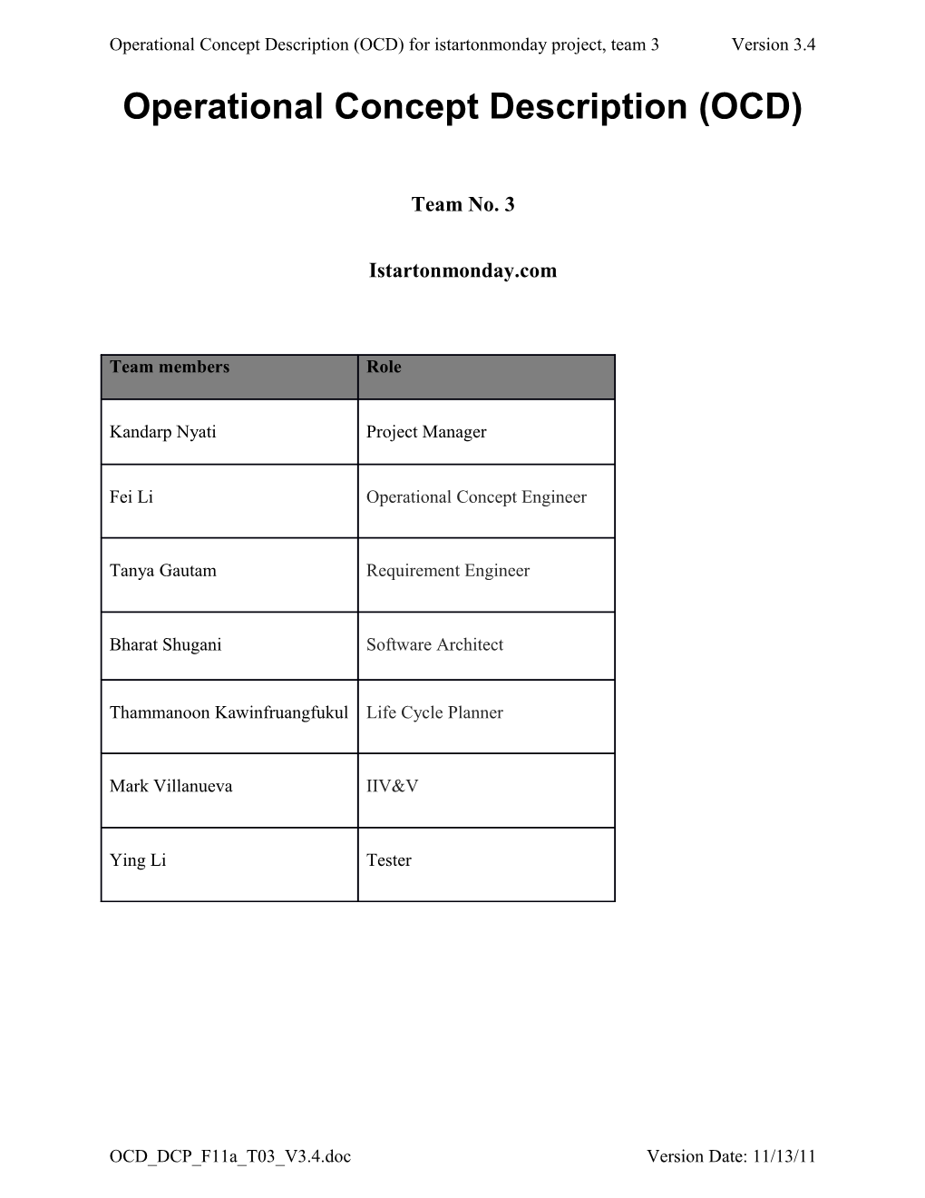 Operational Concept Description (OCD) s13