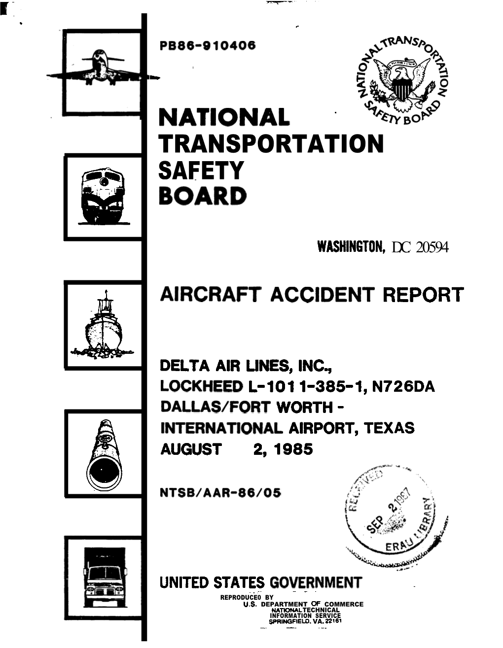 NTSB Aircraft Accident Report