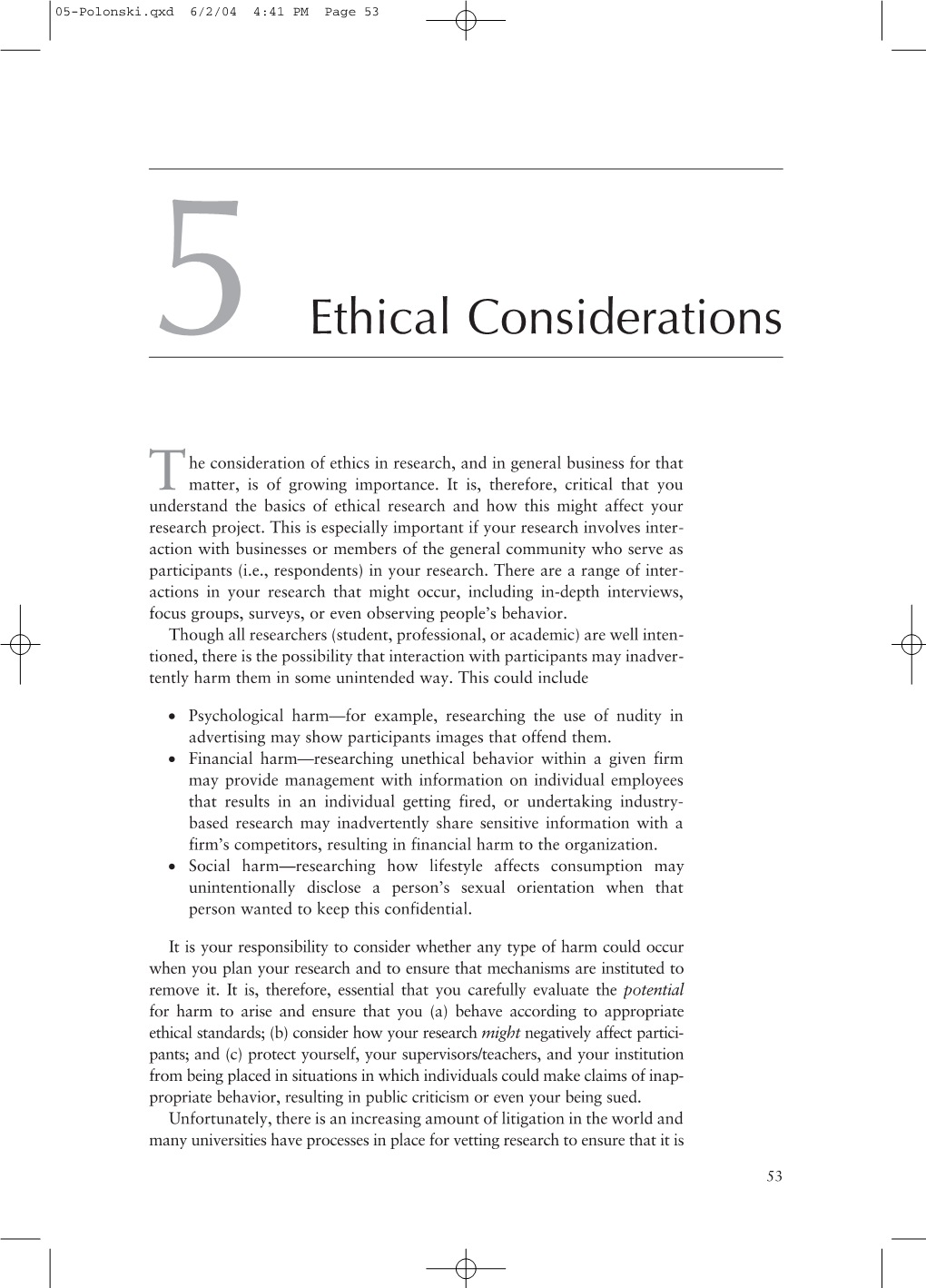 Ethical Considerations