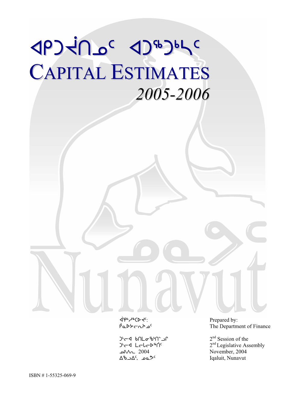 2005-06 Capital Estimates