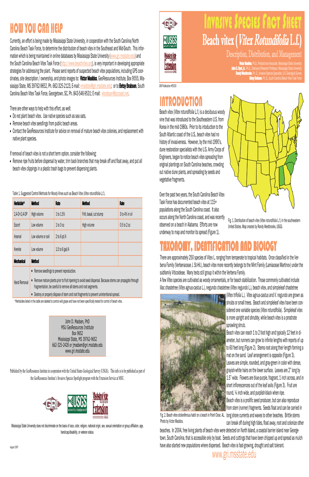 Invasive Species Fact Sheet