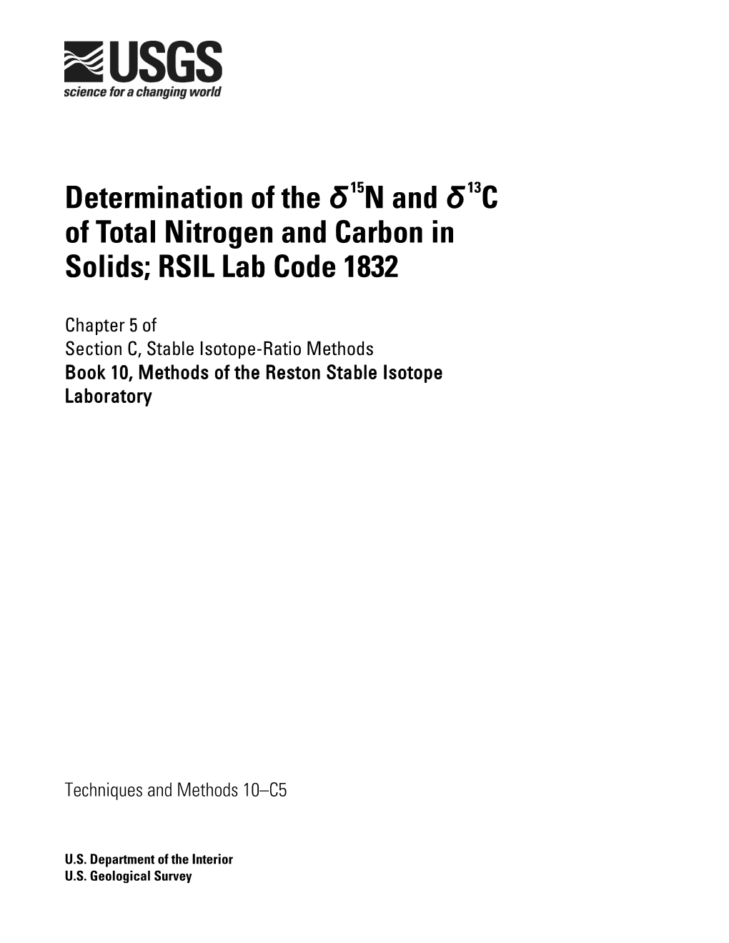 Determination of the Δ15n and Δ13c