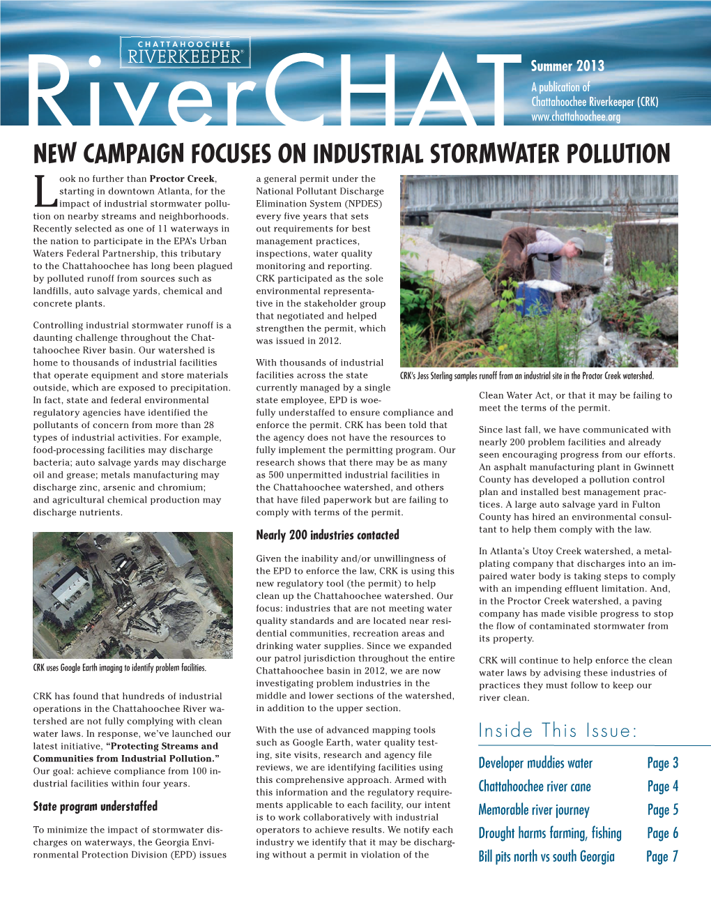 New Campaign Focuses on Industrial Stormwater Pollution