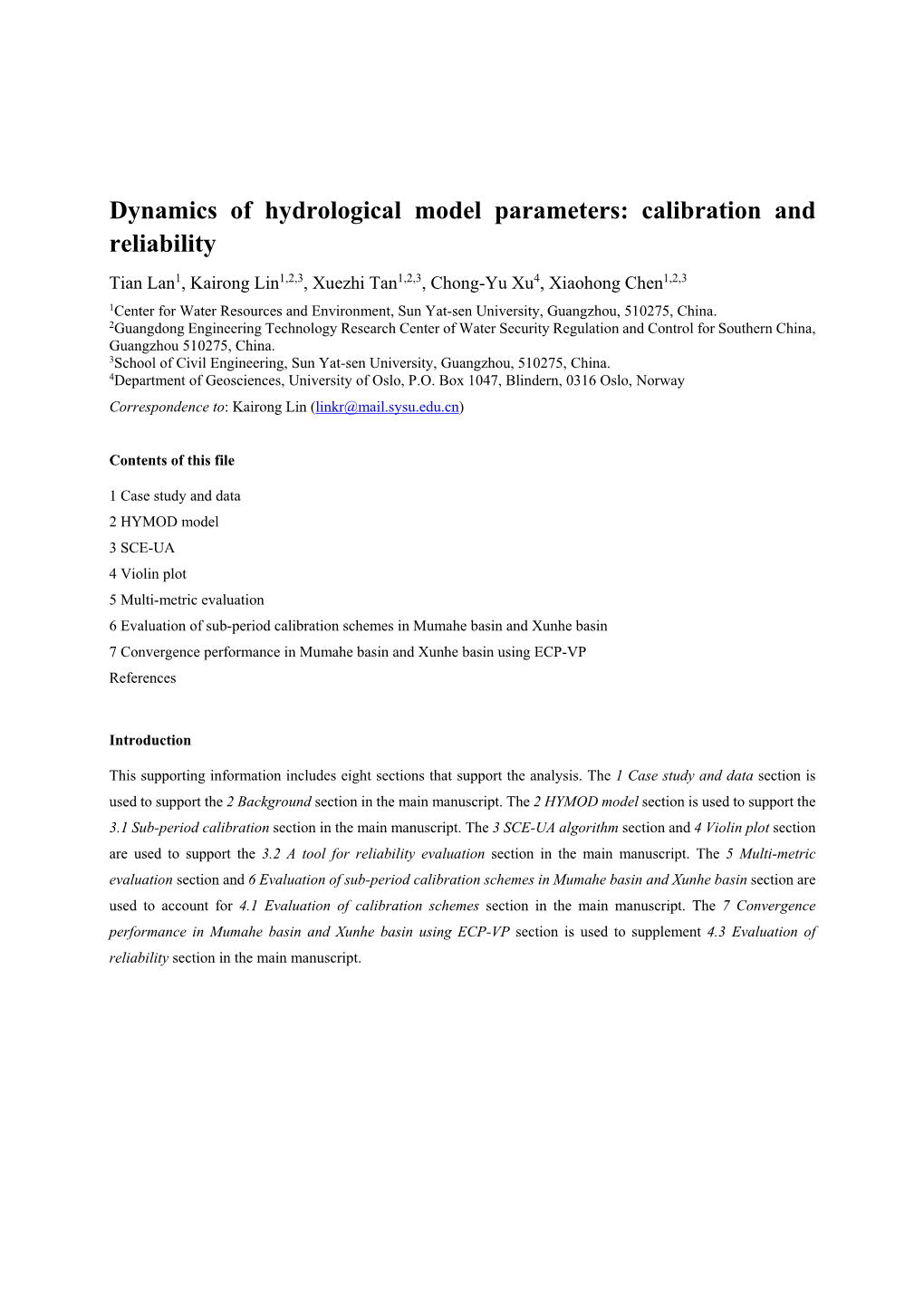 Dynamics of Hydrological Model Parameters: Calibration and Reliability