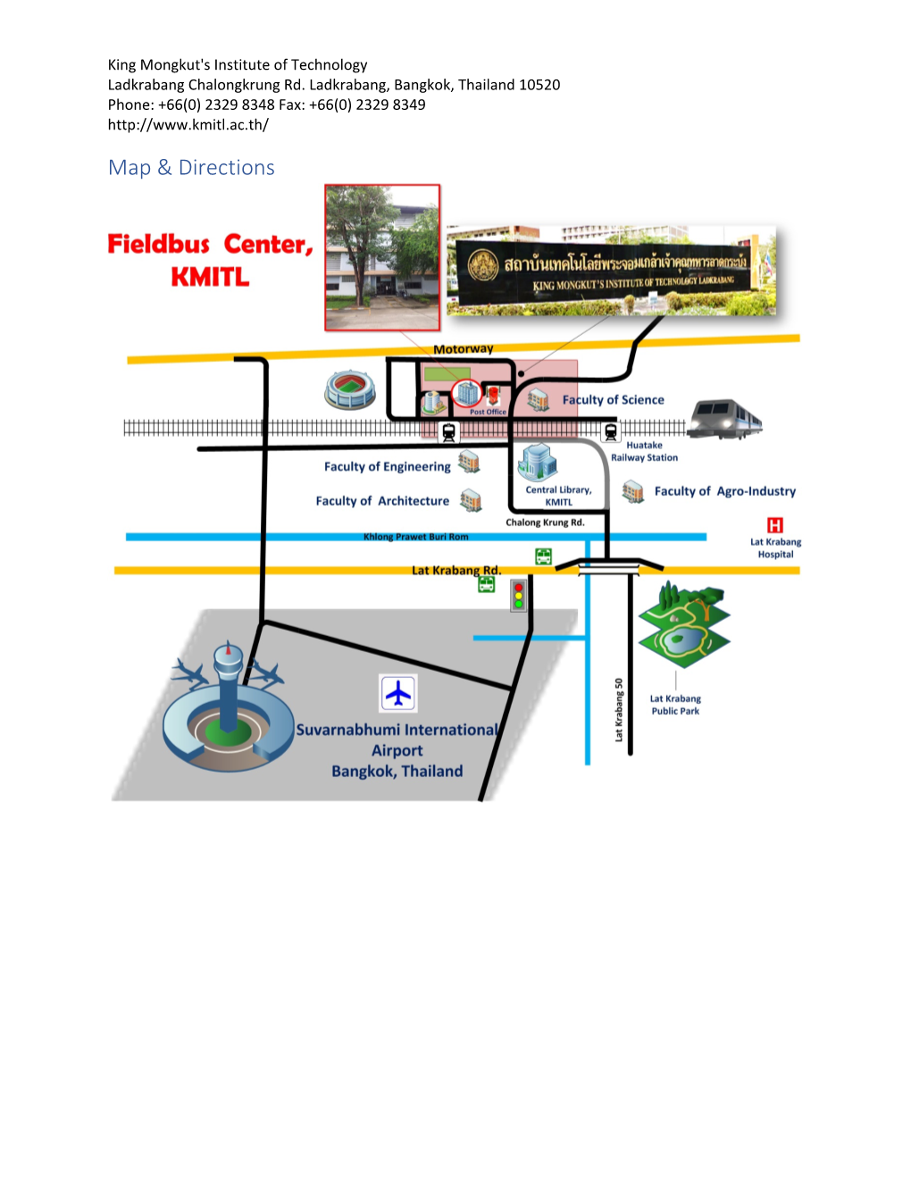 KMITL Map & Directions