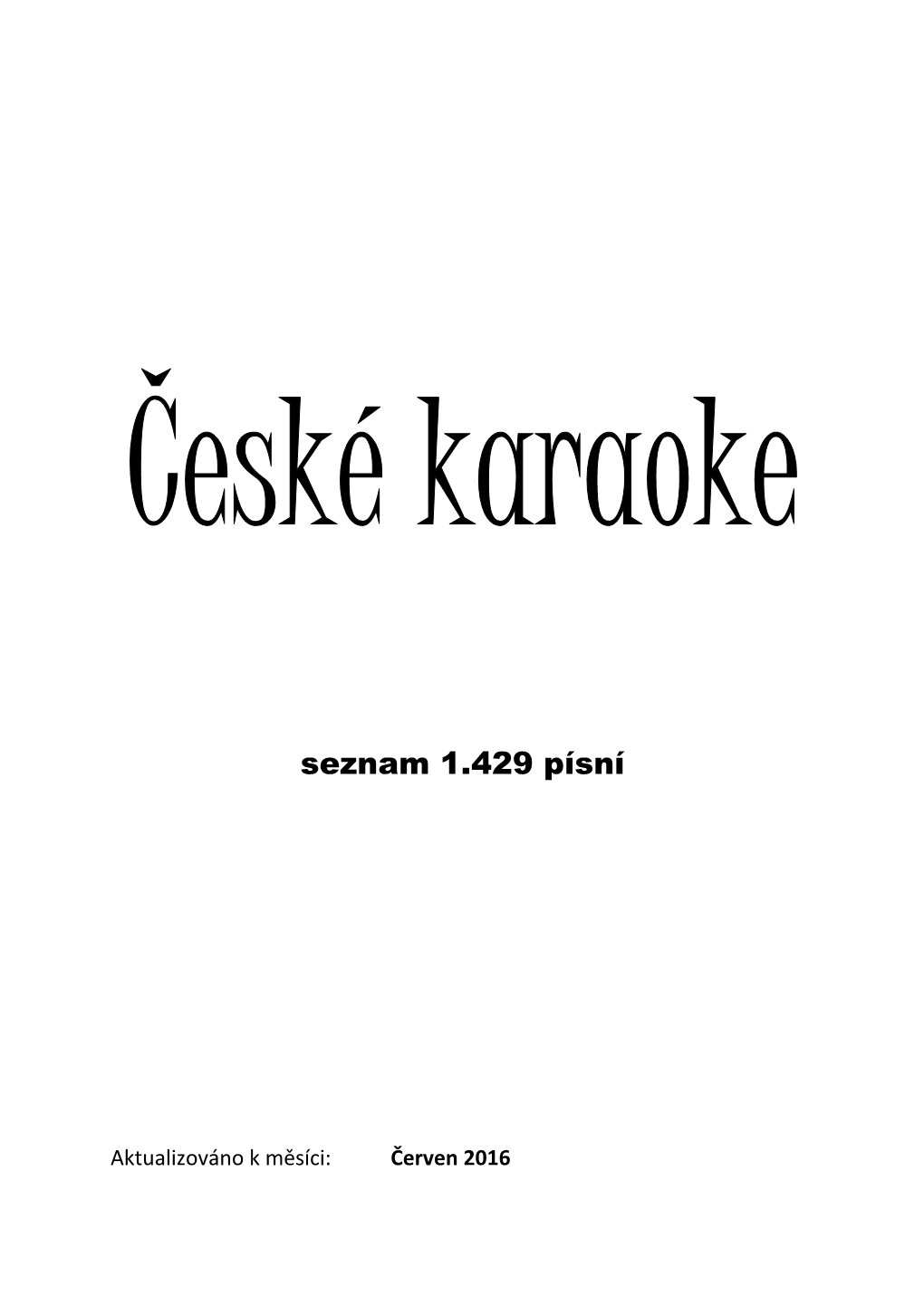 České Karaoke