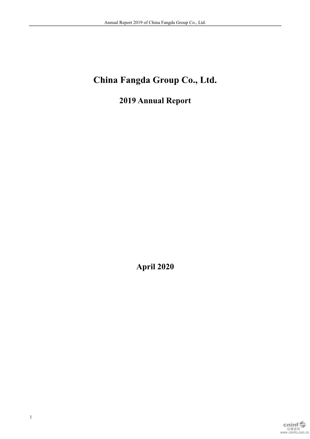 China Fangda Group Co., Ltd