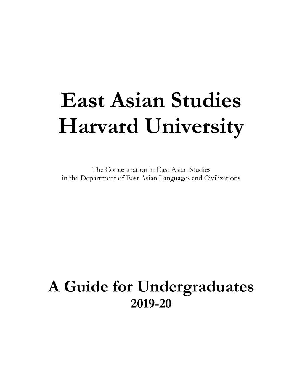 EAS Handbook 2019-20