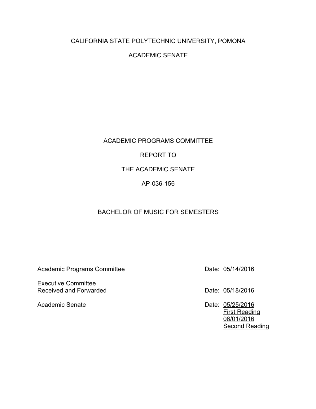 AP-036-156, Bachelor of Music for Semesters 2